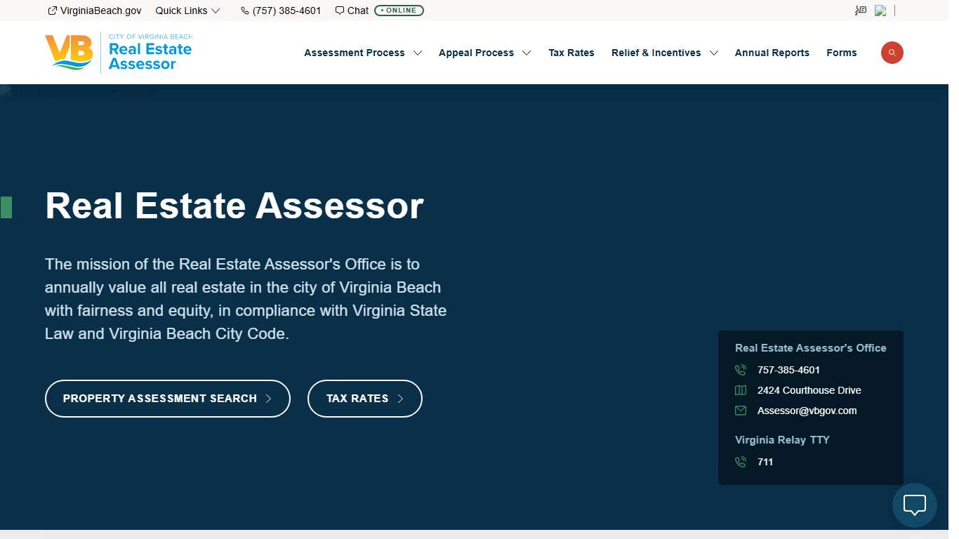 Real Estate Assessor | City of Virginia Beach